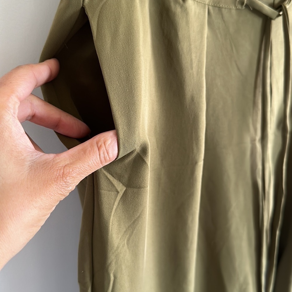 Hellen Rocha Crepe High-Rise Tie-Front Pants - Picture 5 of 12